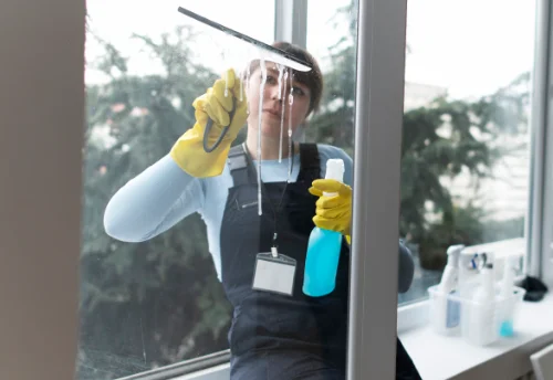 Nettoyage de vitres intérieures et extérieures à Pradières